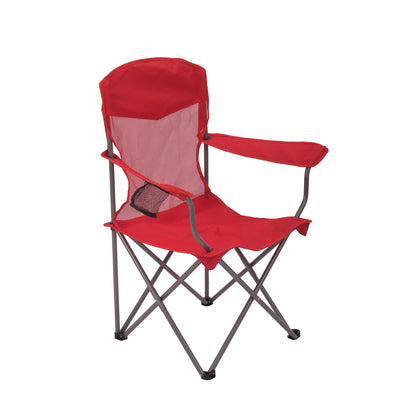 Ozark Trail Basic Chair Mesh, Red, Adult