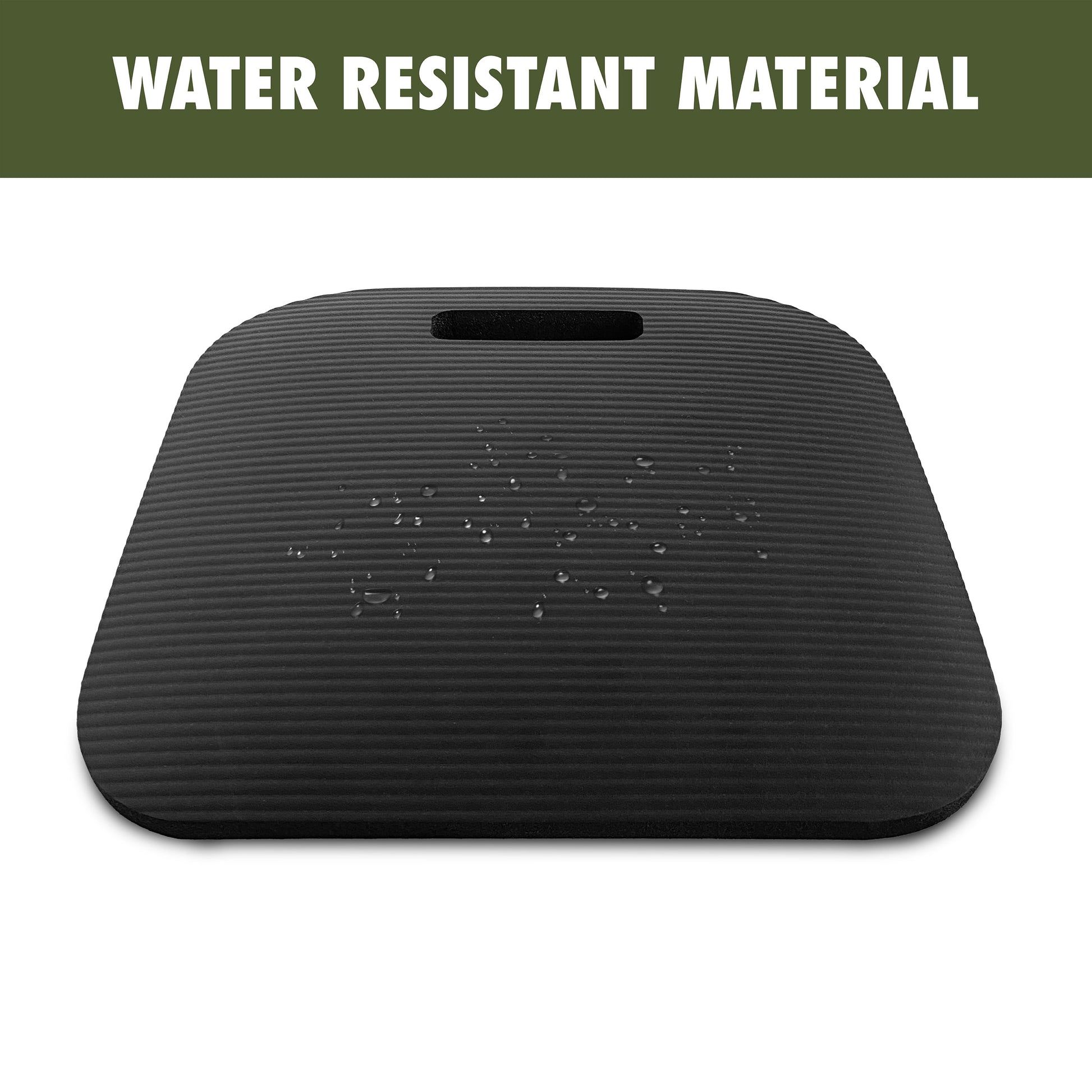 Ozark Trail Soft Foam Stadium Cushion, Multi-Purpose Seat Cushion, Black