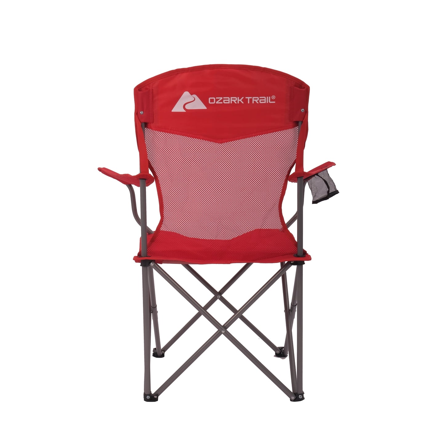 Ozark Trail Basic Chair Mesh, Red, Adult