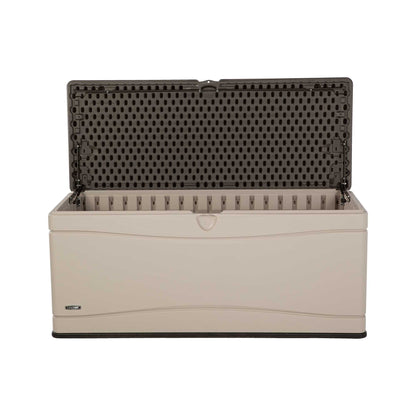 Lifetime New Outdoor Polyethylene Deck Box and Bench 130 Gal., Tan (60012)