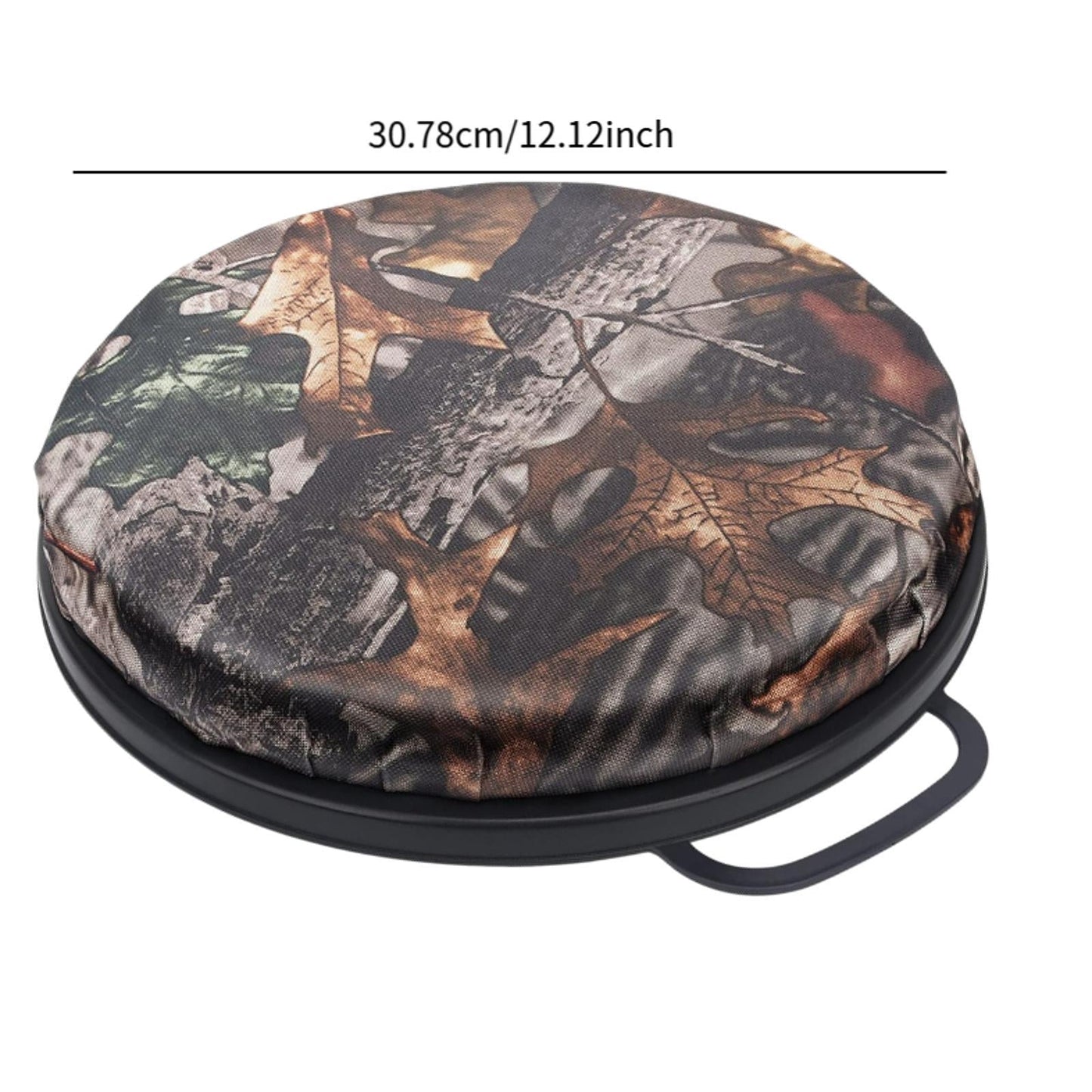 yotijay Bucket Seat Comfortable Stool Lidded Swivel Seat for Camping Baseball Fishing