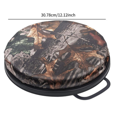 yotijay Bucket Seat Comfortable Stool Lidded Swivel Seat for Camping Baseball Fishing