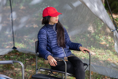 Ozark Trail Director Camp Chair with Side Pocket, Black
