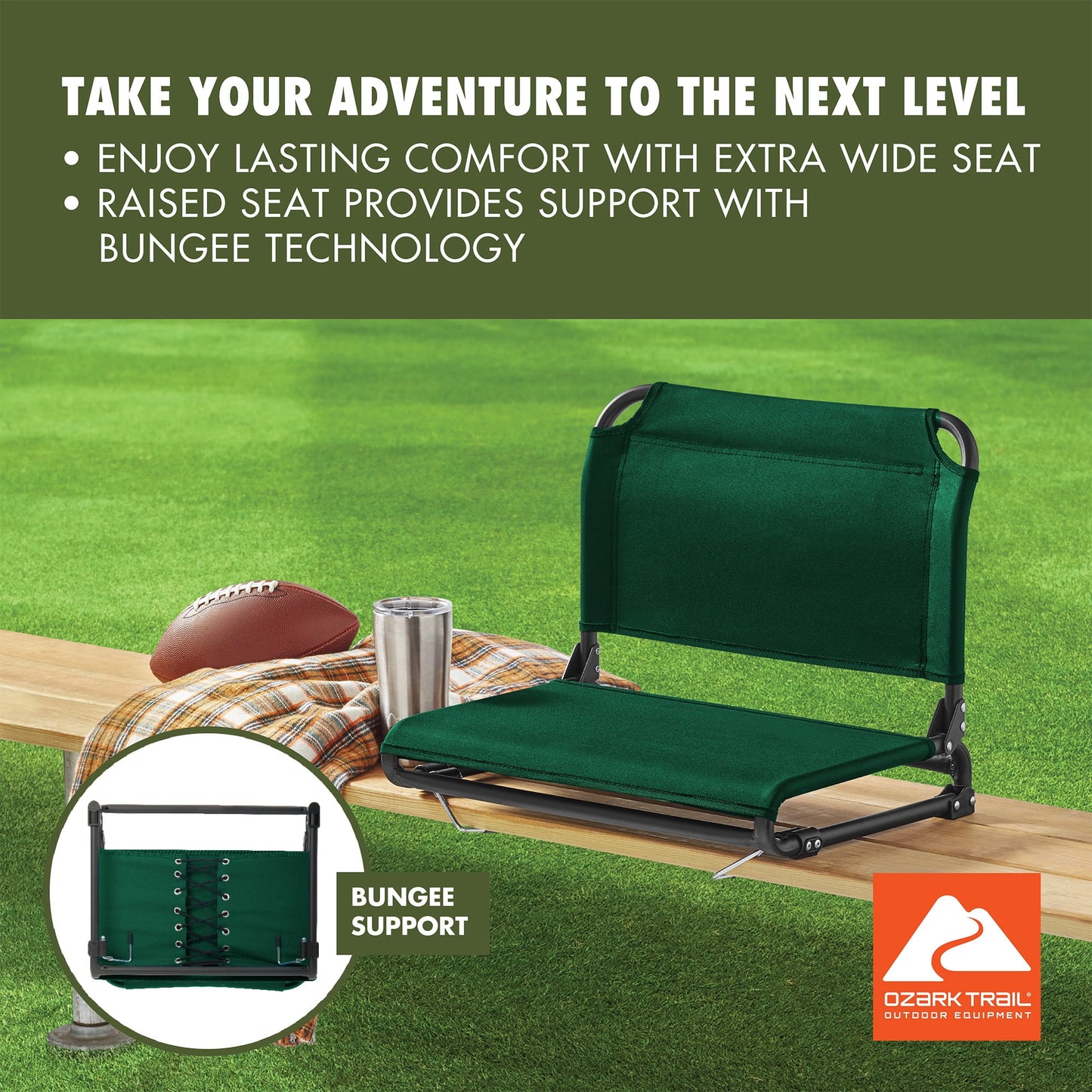 OT Stadium Seat Dark Green