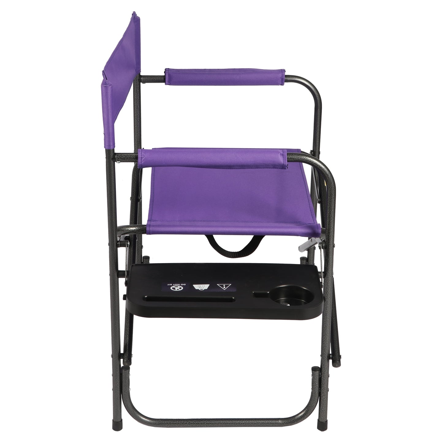 Ozark Trail Director Chair with Side Table, Purple
