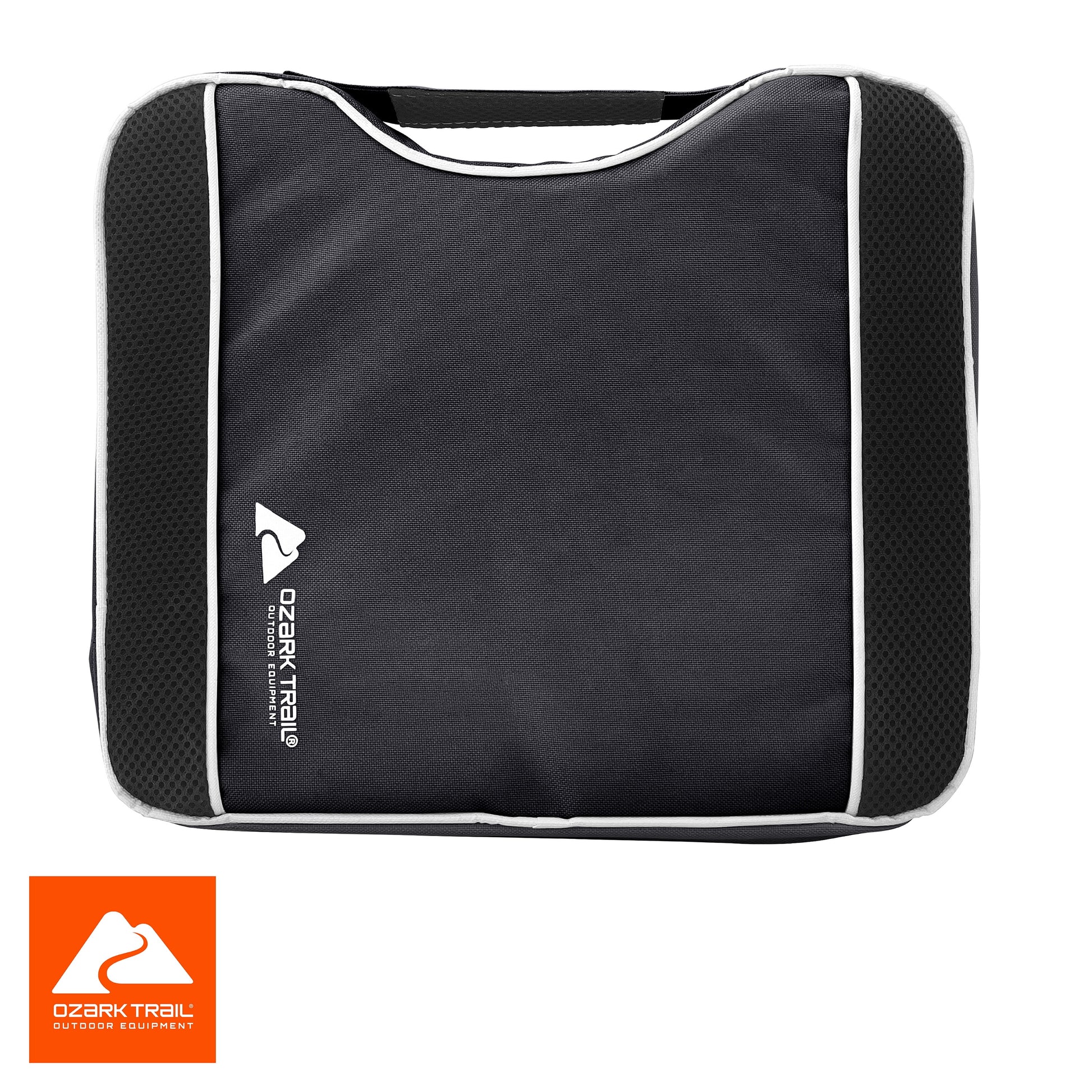 Ozark Trail Gray and Black Stadium Cushion