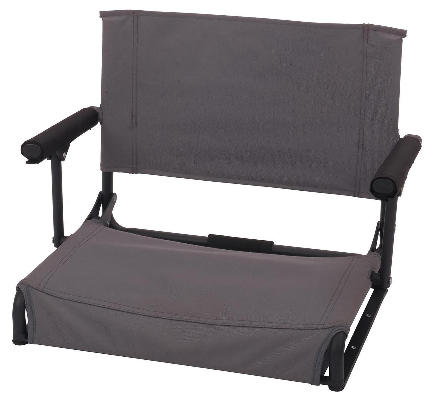 Ozark Trail Hard Arm Stadium Seat, Gray