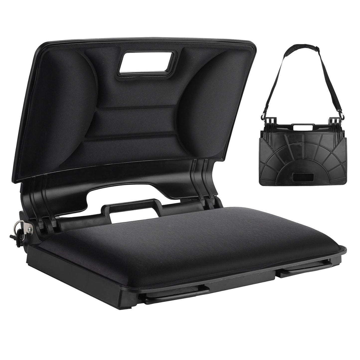 Stadium Chair, Stadium Seats with Back Support, Bleacher Seat with Comfortable Soft Cushion Hook, Convenient and Foldable Stadium Seats