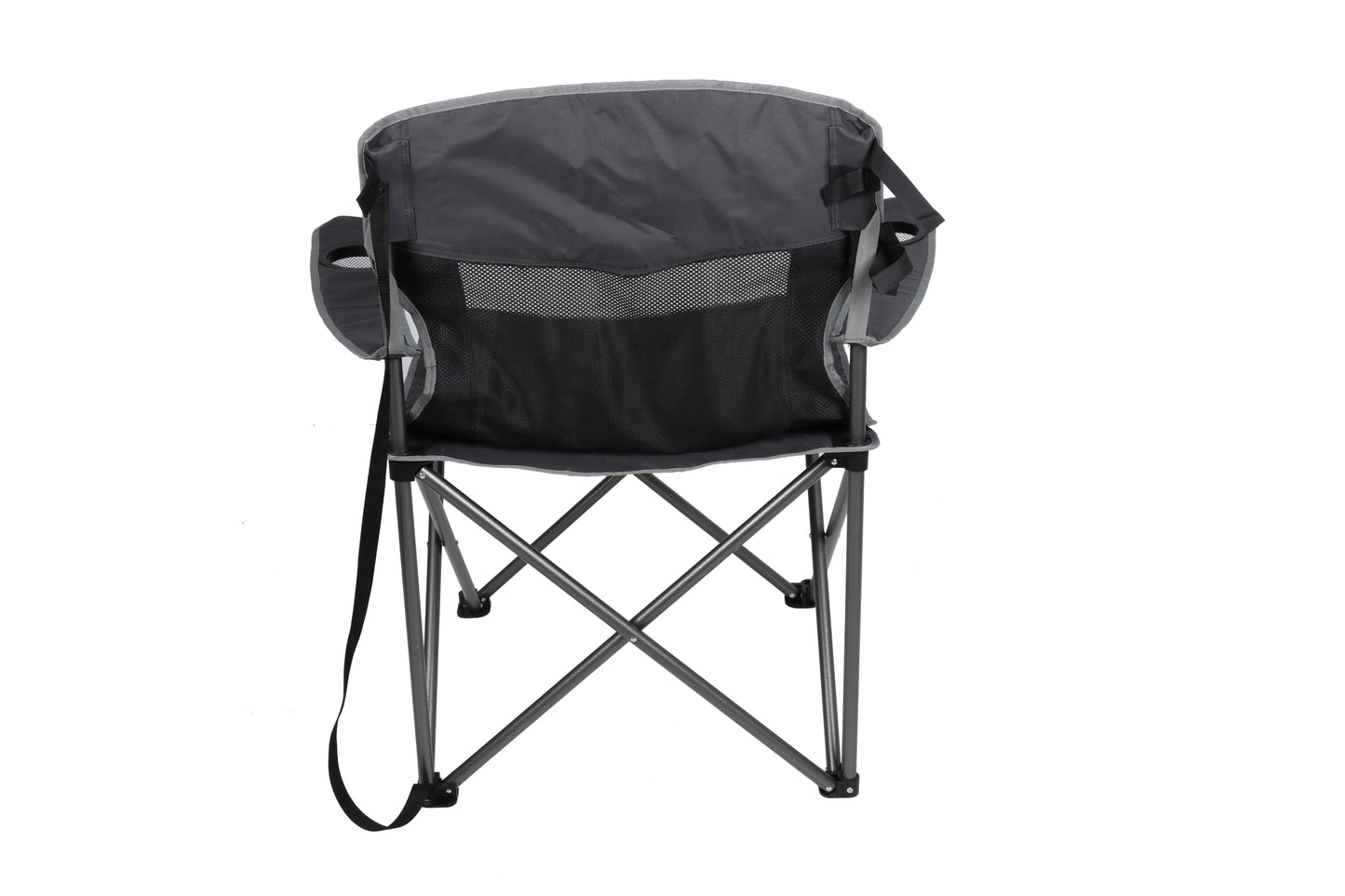 Ozark Trail Oversized Big and Tall Camp Chair with Cup Holders, Green, Adult