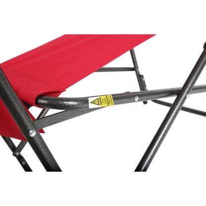 Ozark Trail Director's Chair with Side Pocket, Red