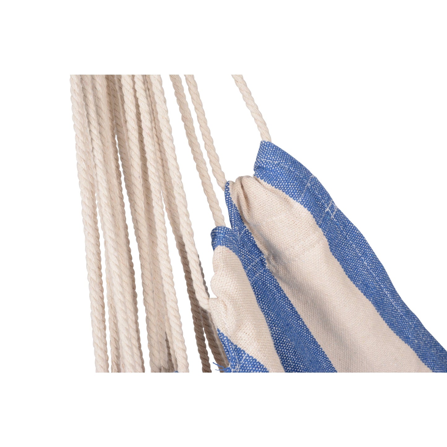 Island Retreat Boho Breeze Swinging Bungalow Chair - Hampton-Blue Stripe