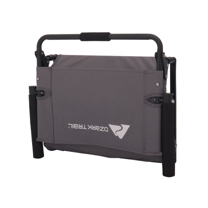 Ozark Trail Hard Arm Stadium Seat, Gray
