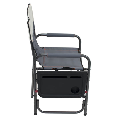 Camp & Go 2 x 2 x 3 ft Slate Wide Back Directors Chair