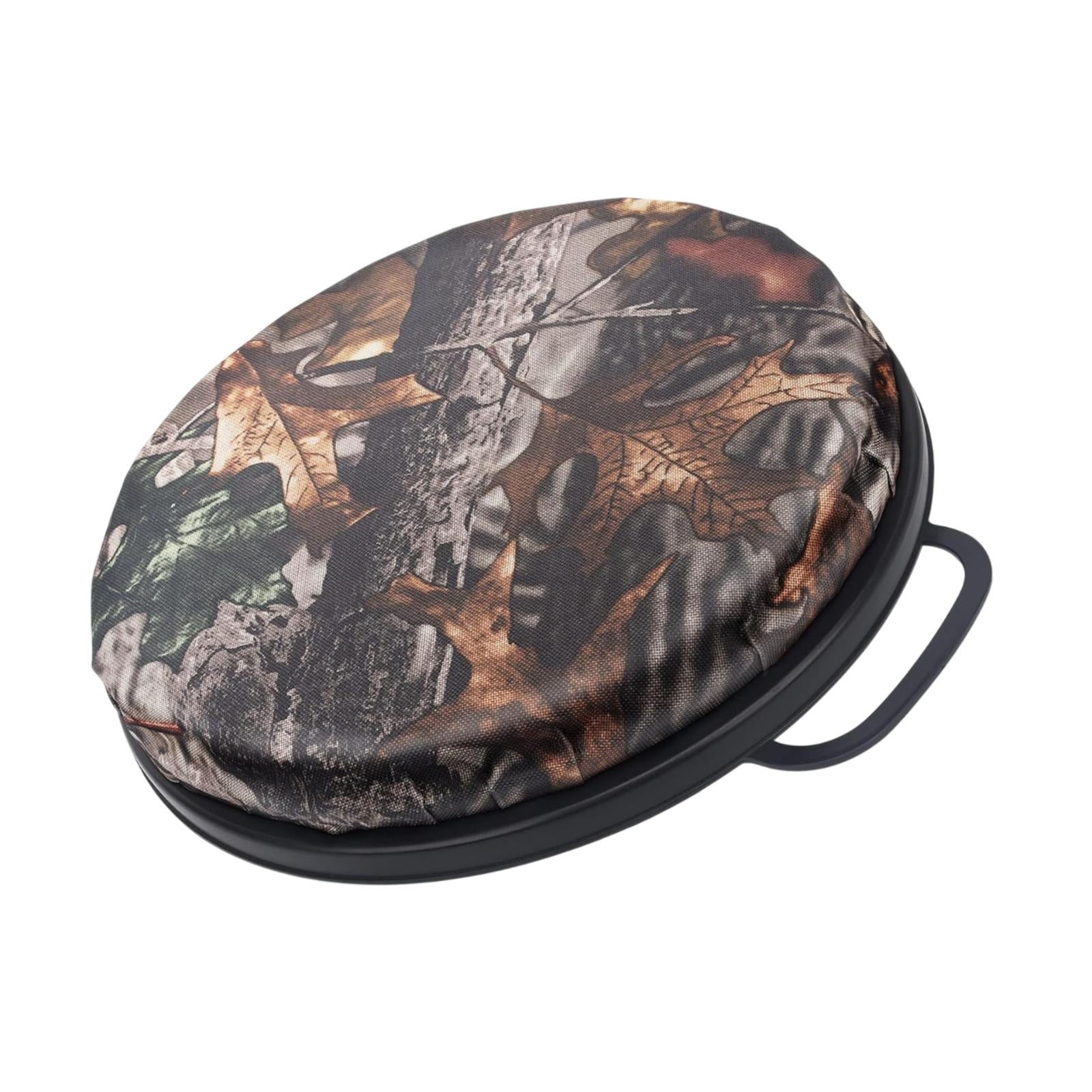 yotijay Bucket Seat Comfortable Stool Lidded Swivel Seat for Camping Baseball Fishing