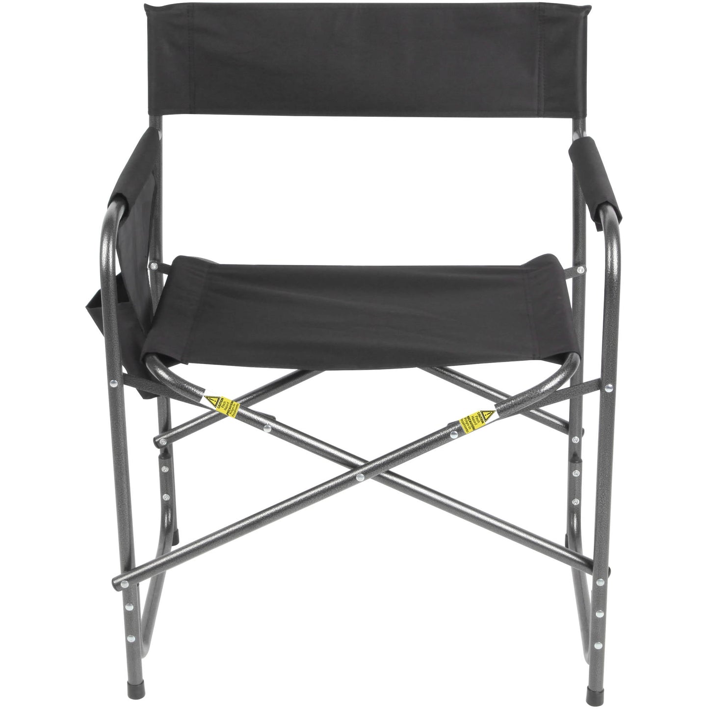 Ozark Trail Director Camp Chair with Side Pocket, Black