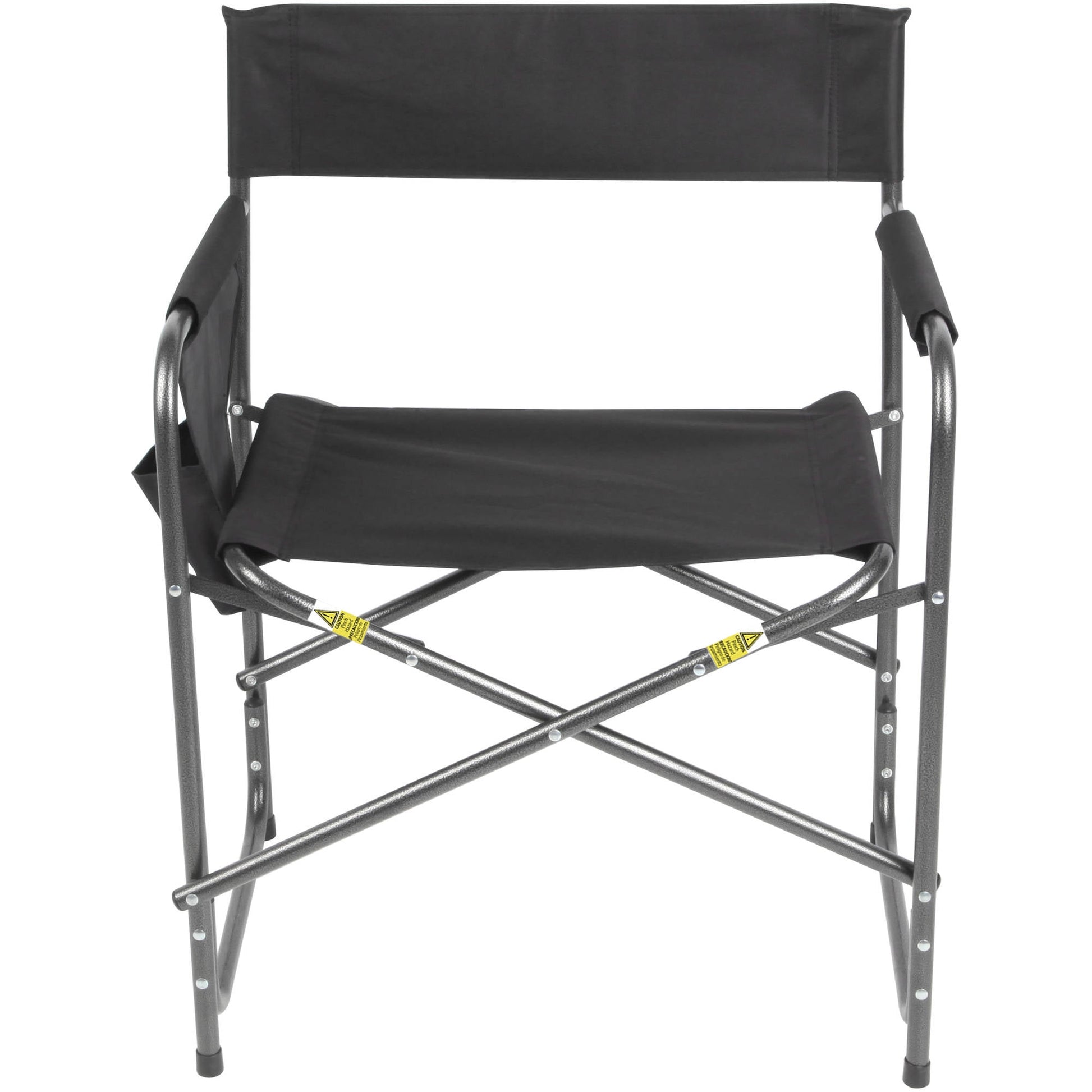 Ozark Trail Director Camp Chair with Side Pocket, Black