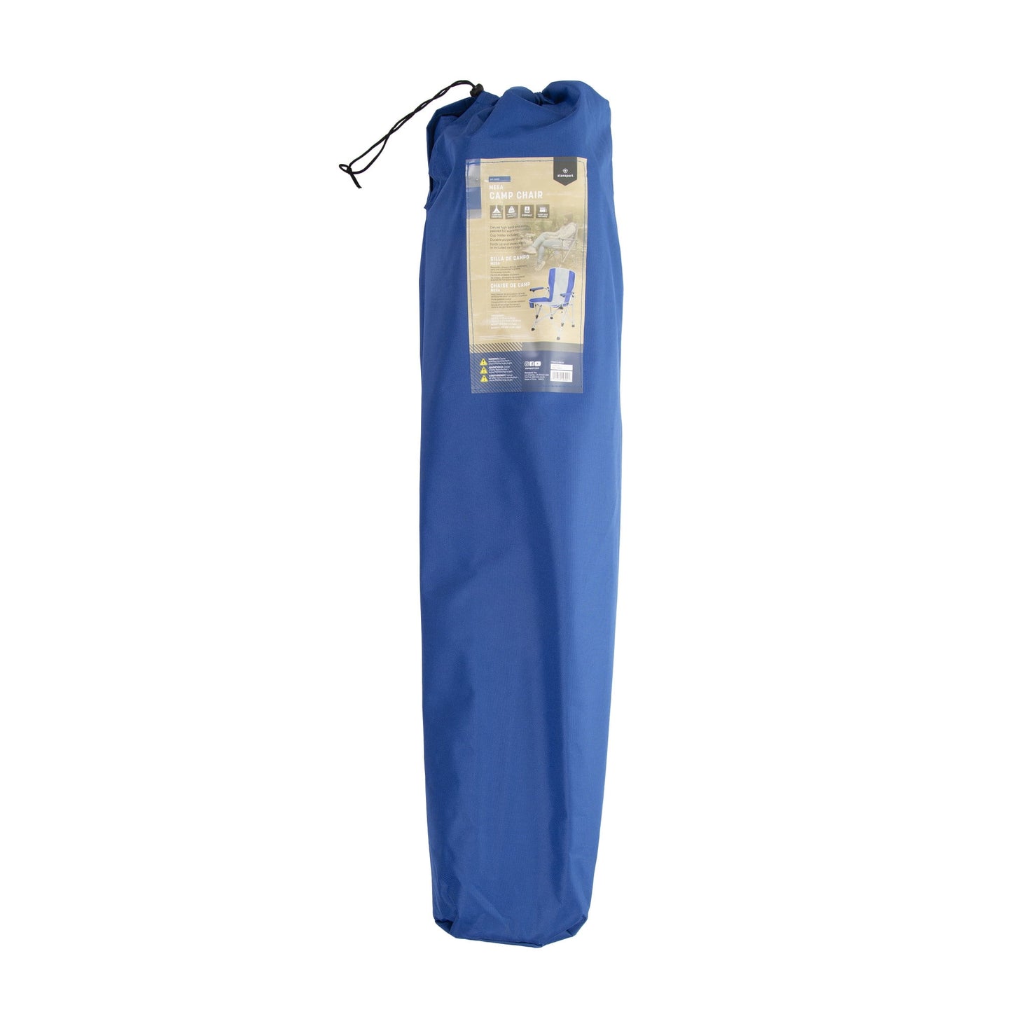 Stansport Mesa Camp Chair - Blue/Grey