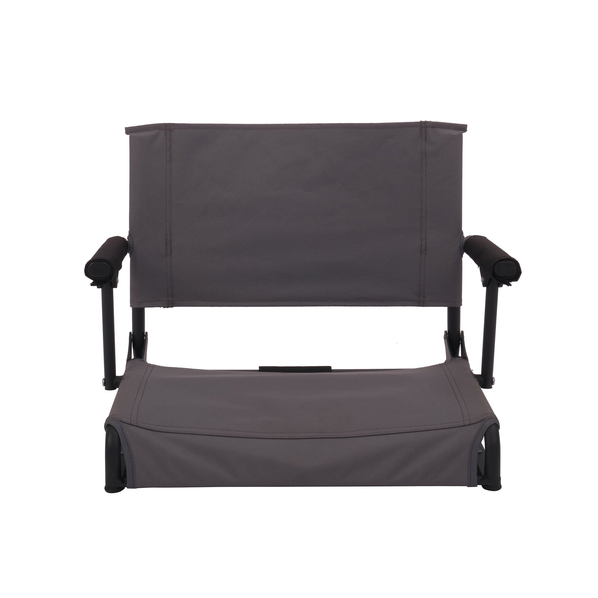 Ozark Trail Hard Arm Stadium Seat, Gray