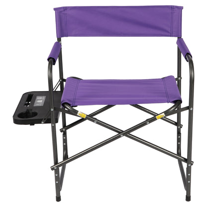 Ozark Trail Director Chair with Side Table, Purple