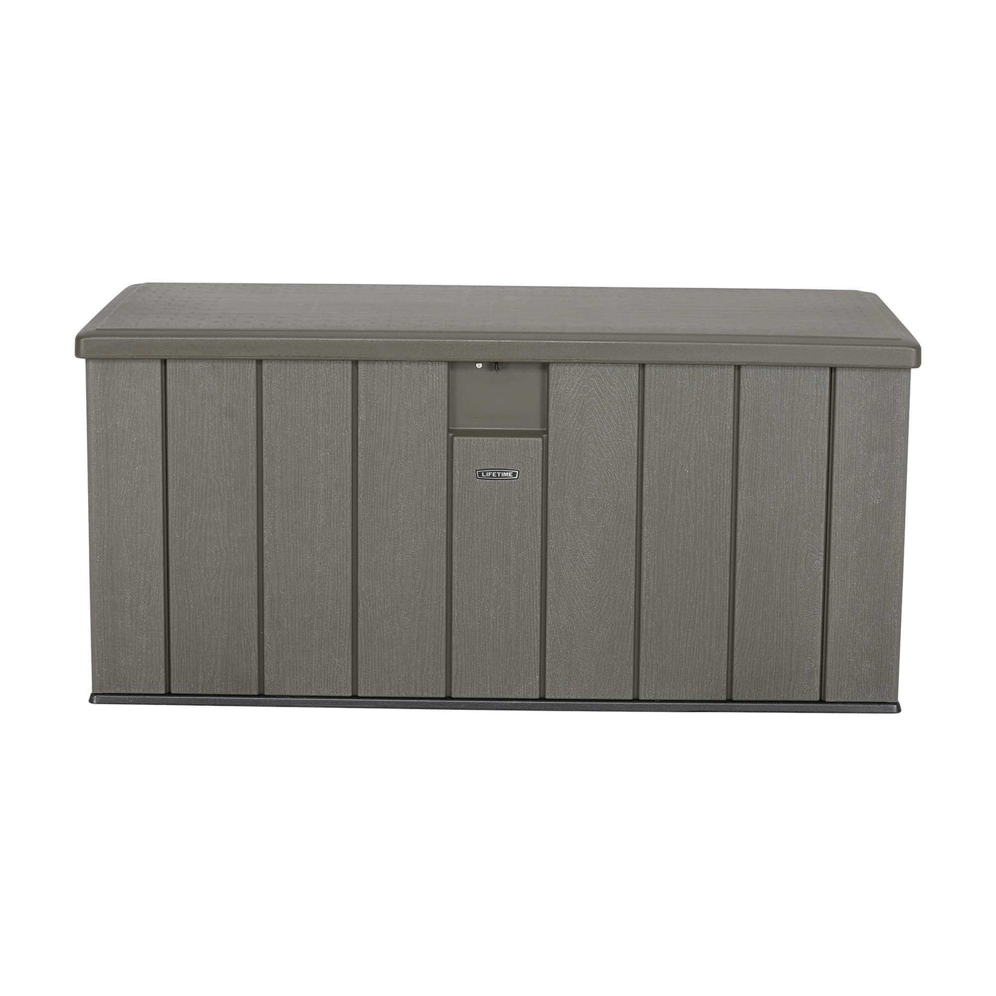 Lifetime New Outdoor Polyethylene Deck Box and Bench 150 Gal. Capacity, Brown (60251)