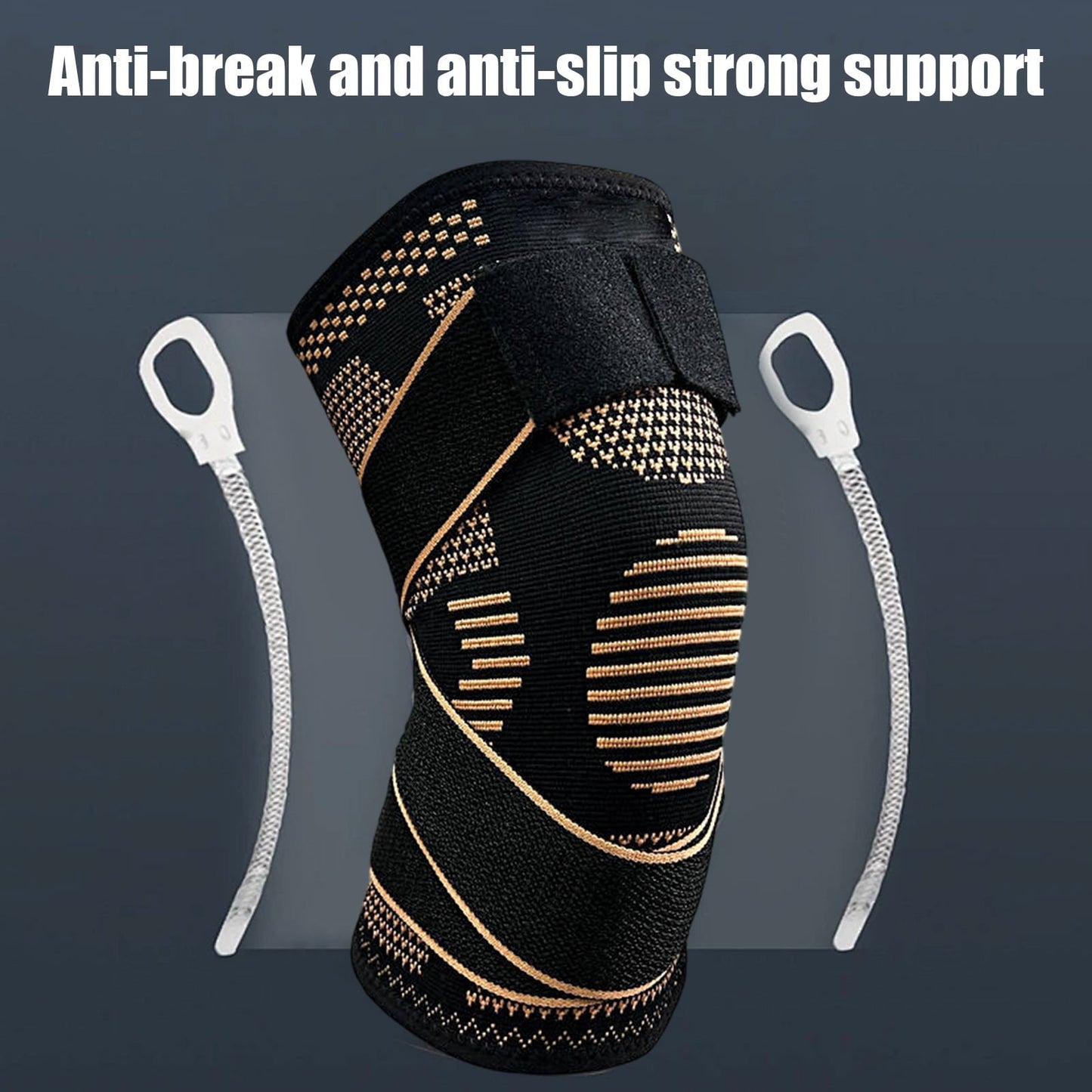 Compression Knee Brace for Women & Men, 1PCS Knee Brace for Running Knee Pain, Knee Support Compression Sleeve, Workout Sports Knee Braces for Meniscus Tear & Arthritis Pain Relief