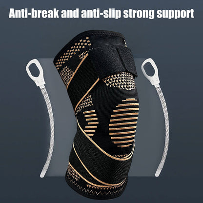 Compression Knee Brace for Women & Men, 1PCS Knee Brace for Running Knee Pain, Knee Support Compression Sleeve, Workout Sports Knee Braces for Meniscus Tear & Arthritis Pain Relief