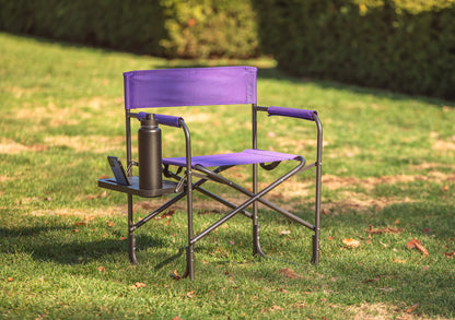 Ozark Trail Director Chair with Side Table, Purple