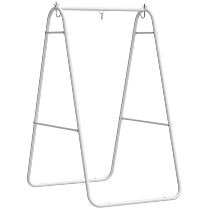 Hammock Chair Stand Only Heavy Duty Solid Steel A-Frame for Hanging Hammock, Egg Chair, Max Load 330 LBS, White