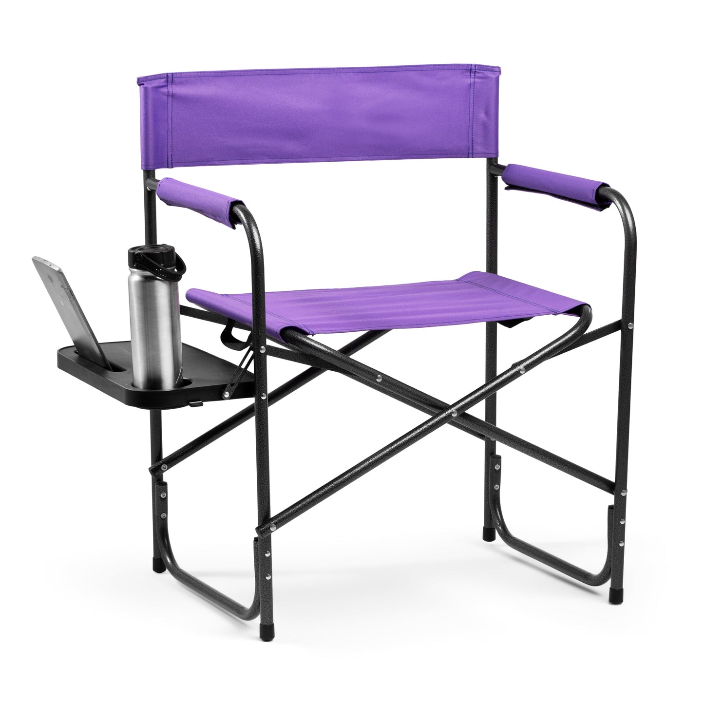 Ozark Trail Director Chair with Side Table, Purple