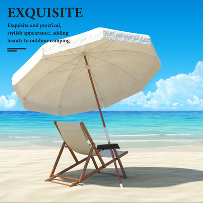 GOOHOCHY 1 Pair Outdoor Camping Foldable Chair Armrest Soft Pads Travel Beach Chair Accessories Outdoor Balcony Chair Elbow Cushions