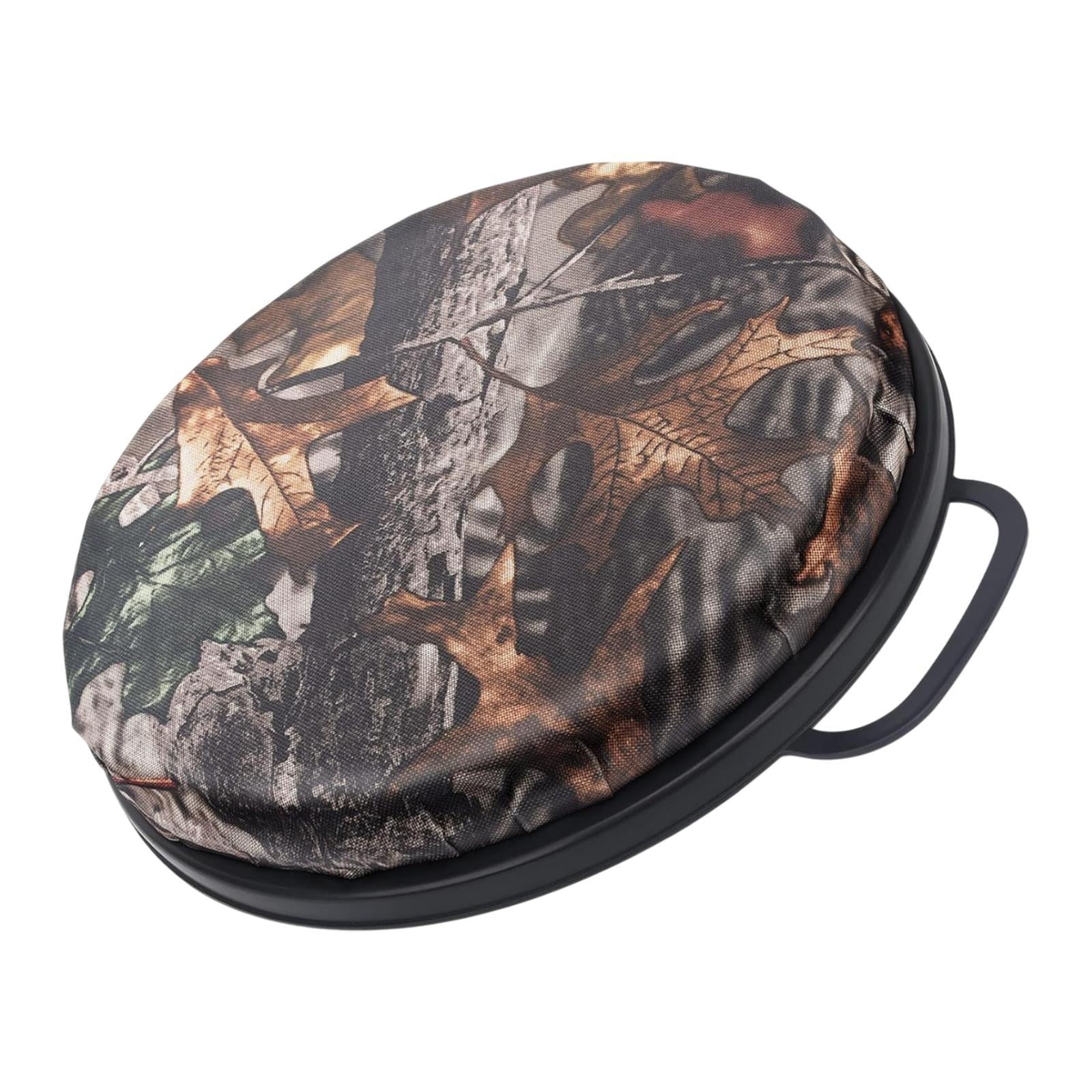 yotijay Bucket Seat Comfortable Stool Lidded Swivel Seat for Camping Baseball Fishing